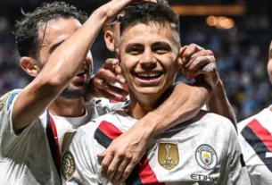 Debut soñado: el “Diablito” Echeverri marcó un golazo en su primera titularidad con el Manchester City