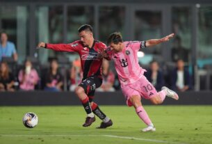 Con dos asistencias de Messi, Inter Miami le ganó sobre la hora al Atlas en el estreno de la Leagues Cup