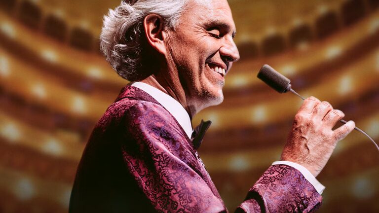Andrea Bocelli regresa a Buenos Aires, en una noche única en el Teatro Colón