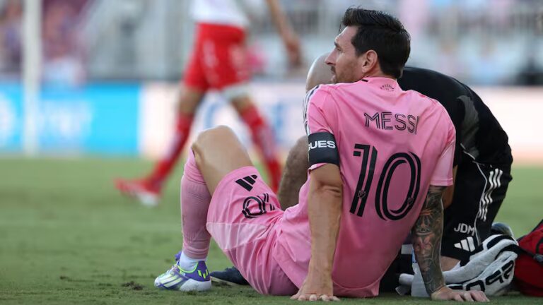 ¿Es preocupante la lesion de Messi?