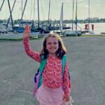 Calena Areyan Gruber, una de la niñas que fue internada por el accidente náutico en Miami y que luego fue dada de alta.