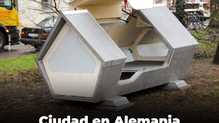 Ciudad en Alemania ofrece Capsulas termicas para refugiar personas en situacion de calle en invierno