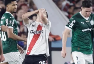 River perdió 2 a 1 con Palmeiras y la llave de la Copa Libertadores se definirá en Brasil