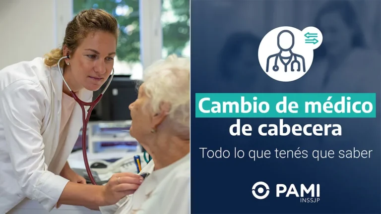 Atencion jubilados PAMI: cómo cambiar el médico de cabecera y cuándo se ve reflejado
